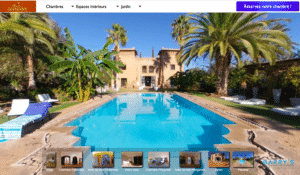 Visite virtuelle d'un hôtel à Marrakech