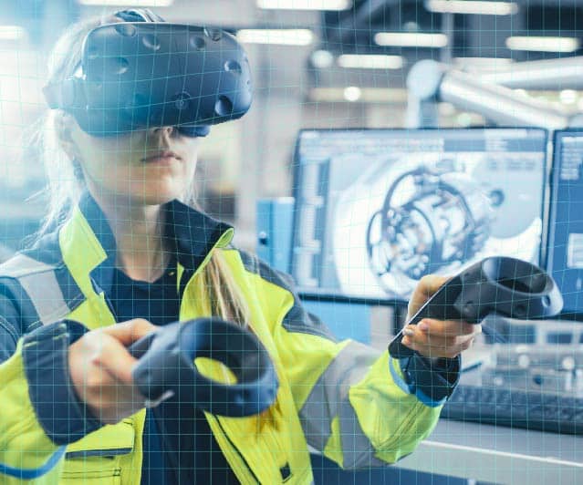 industrie casque de réalité virtuelle formation