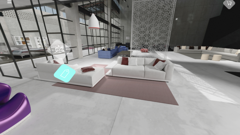 Espace de vente dans le metaverse