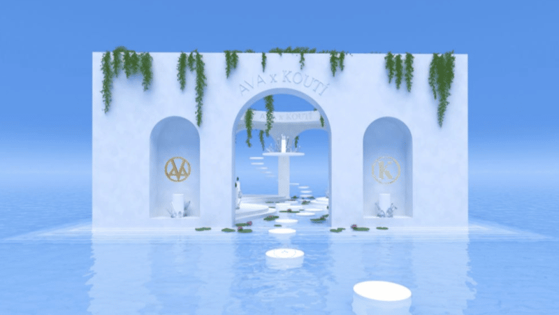 Pop-up store virtuel modélisé en 3D