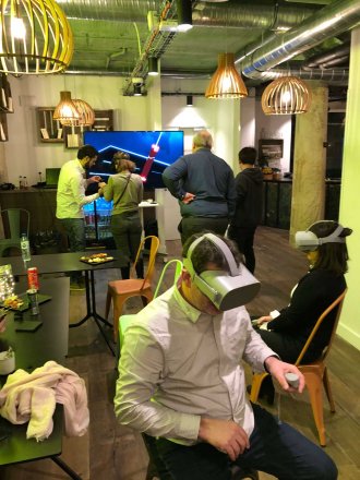 event SNCF SOIREE animation en réalité virtuelle organisée dans une entreprise