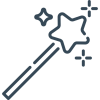Flaticon magic wand VR - recréer